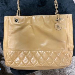 Chanel Beige Shopper Tote